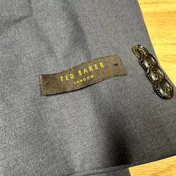Ted Baker NWT Endurance Jarrow CT Navy Men's Size 42L Blazer 100% Wool 2 Button